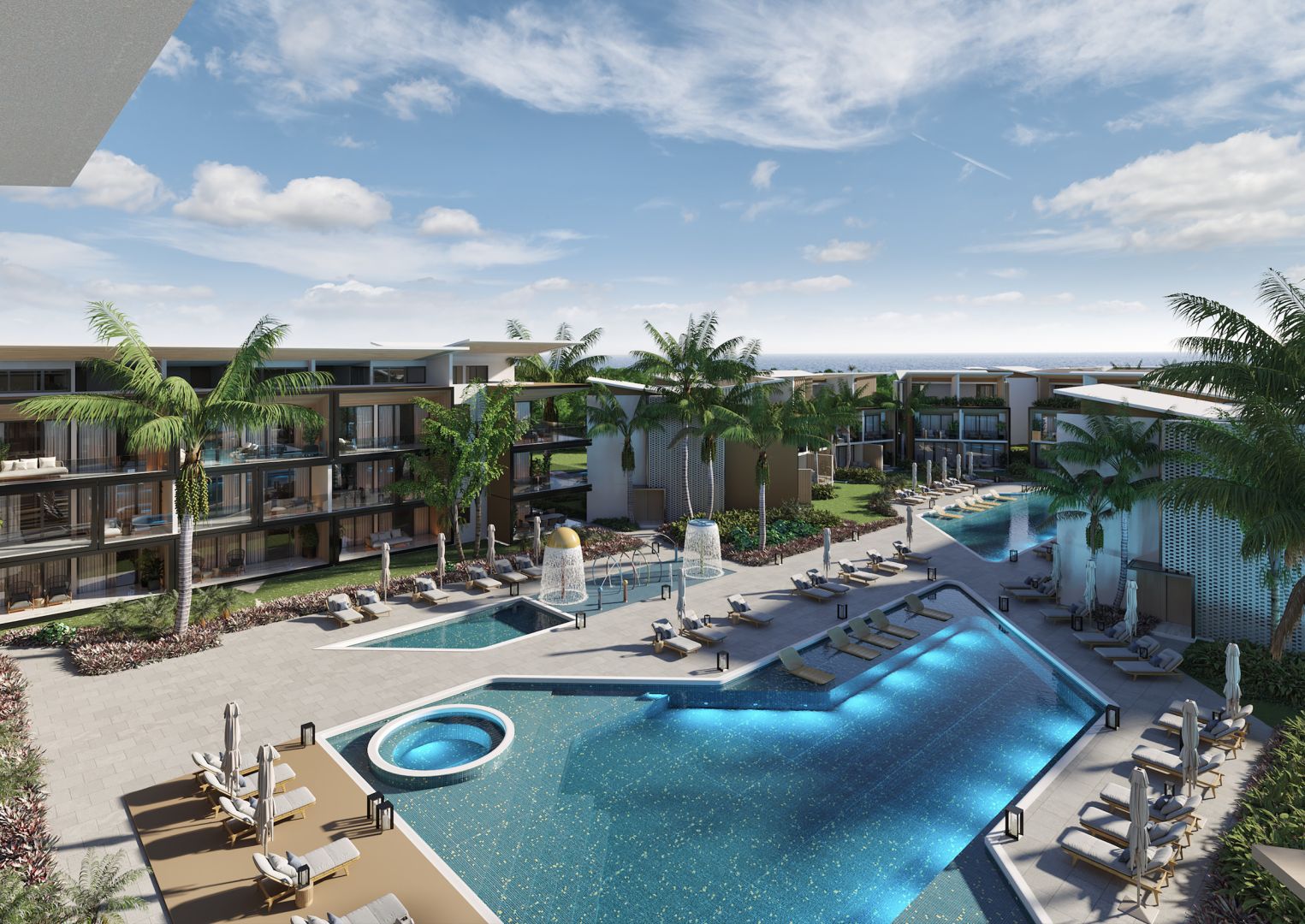 Condos dans un projet en bord de mer8