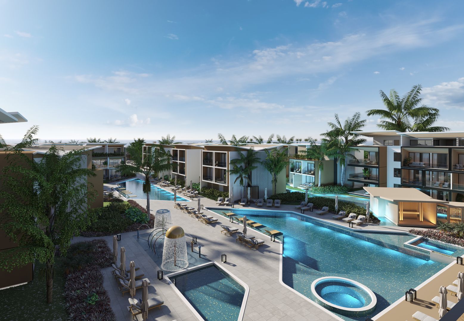 Condos dans un projet en bord de mer9