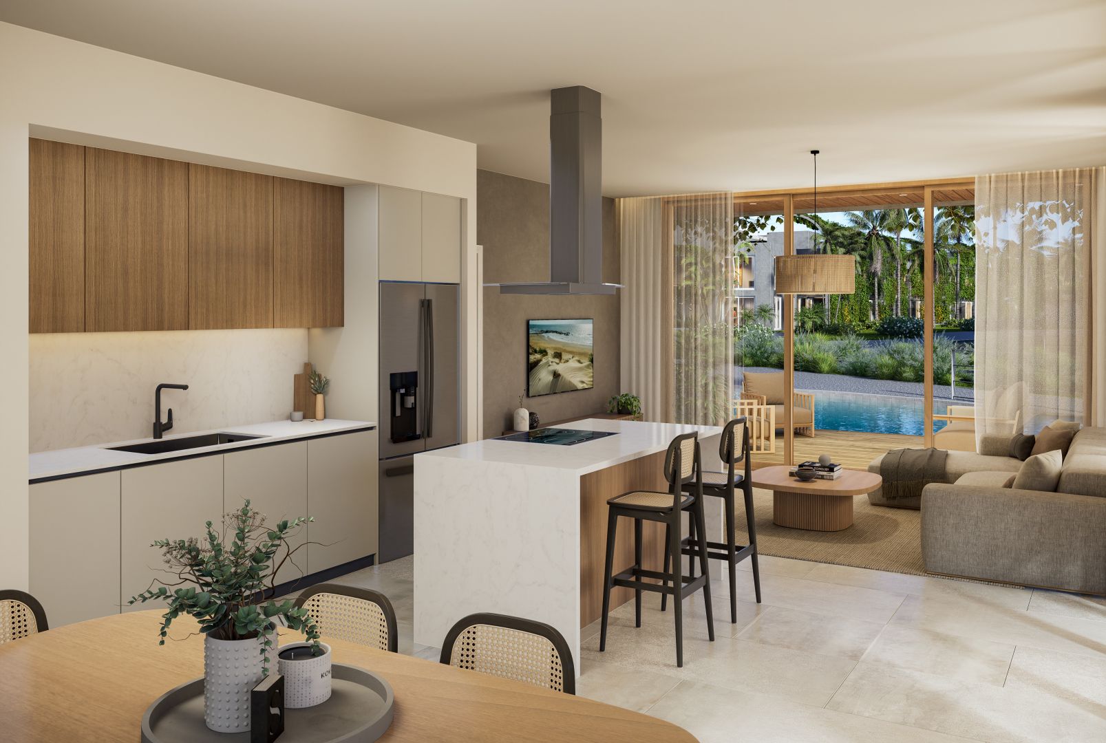 appartements de 1, 2 et 3 pièces en bord de mer à Coson001
